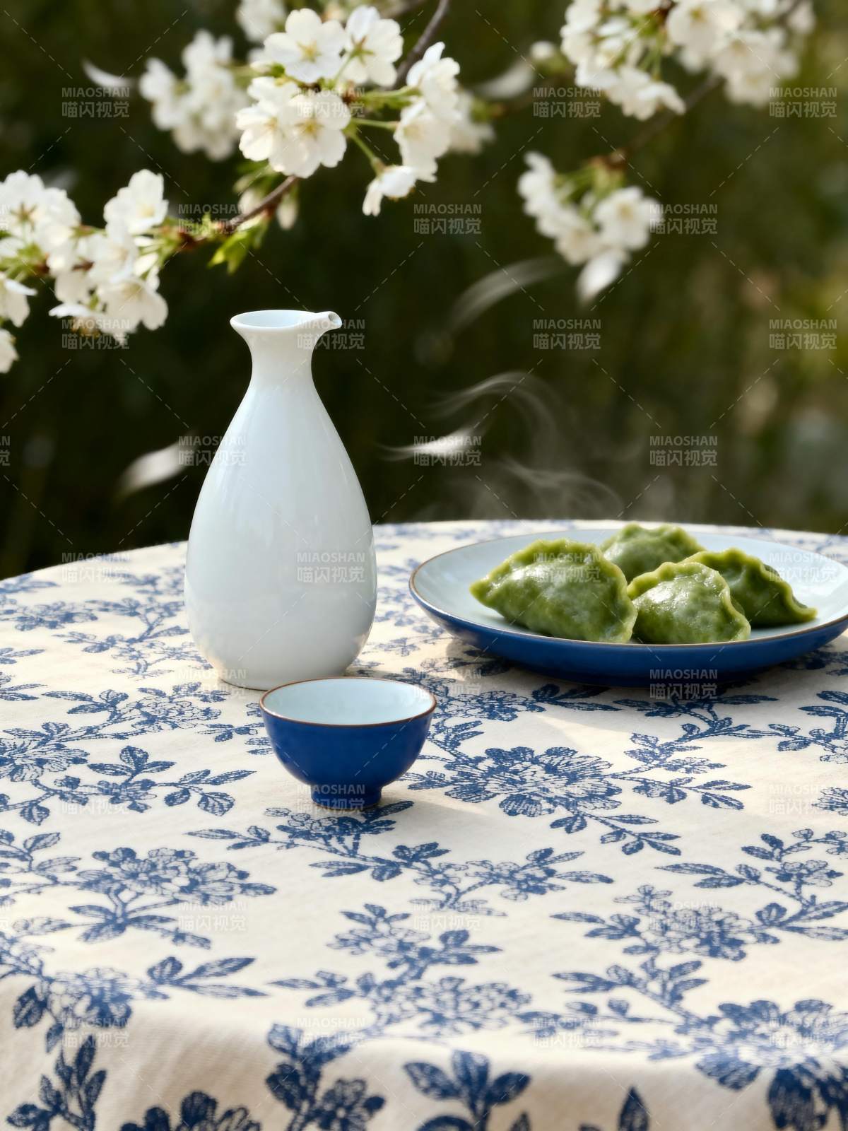 春日茶点静谧时光图片