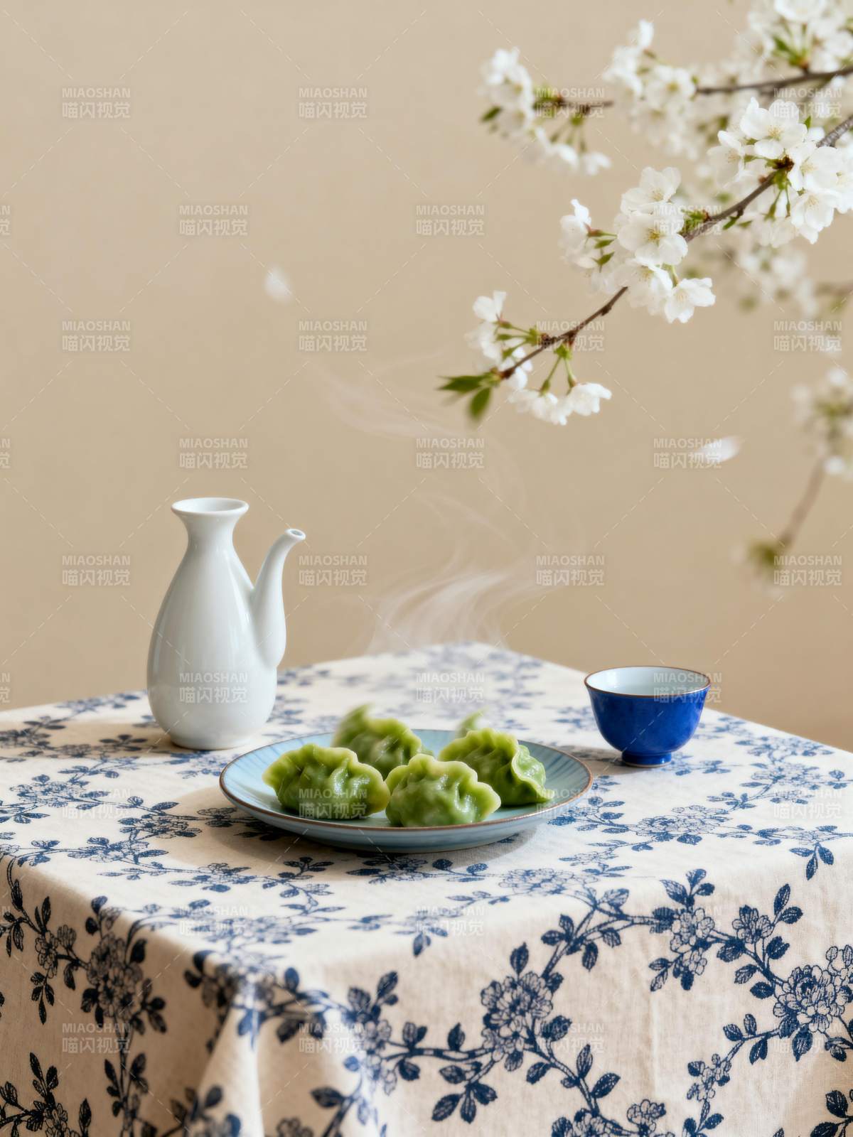 春日茶点静谧时光图片