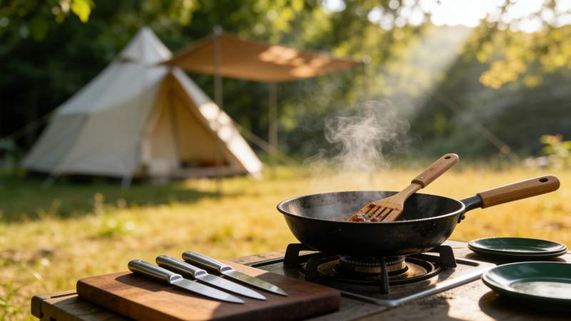 户外野炊 帐篷相伴图片
