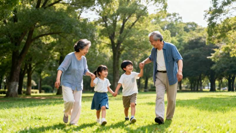 三代同游公园图片