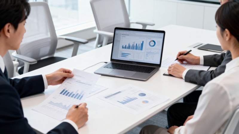 商务会议讨论数据图片