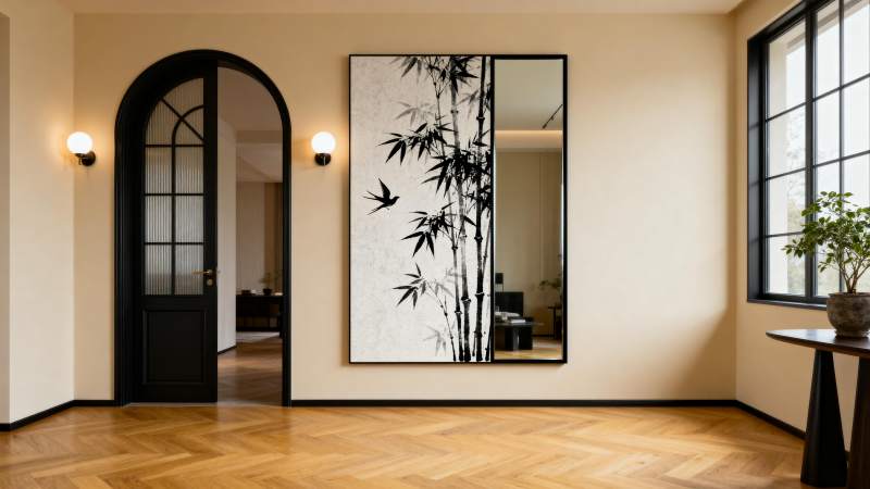 竹影映镜 静谧雅居图片