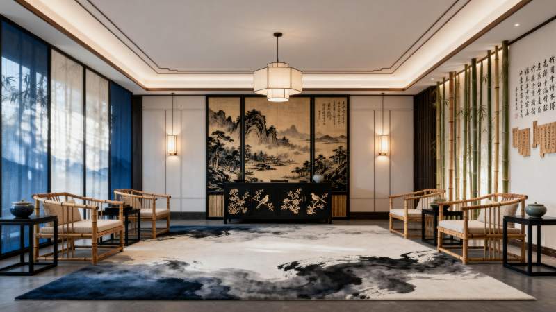 中式雅居客厅图片