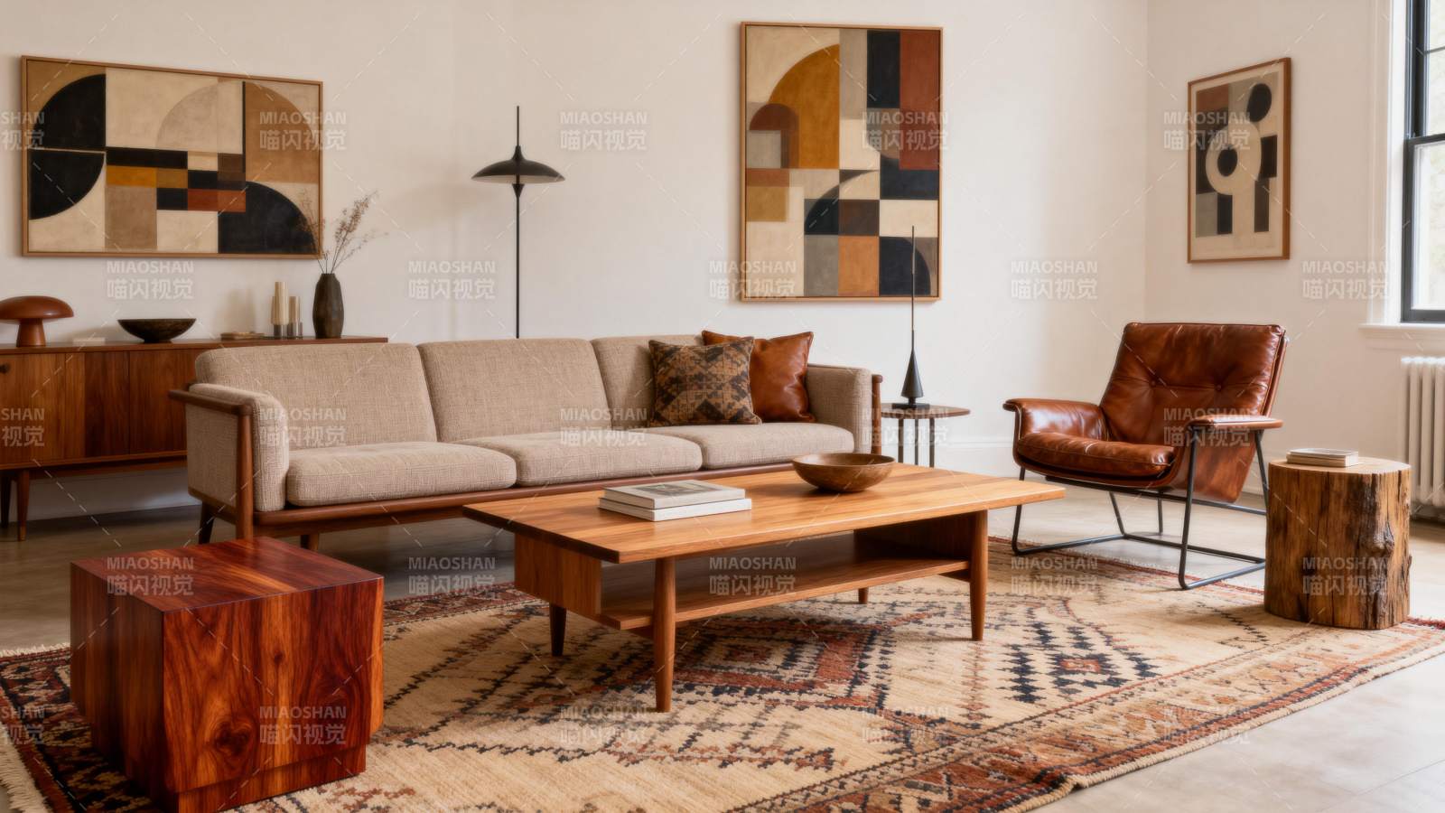 现代客厅艺术装饰图片