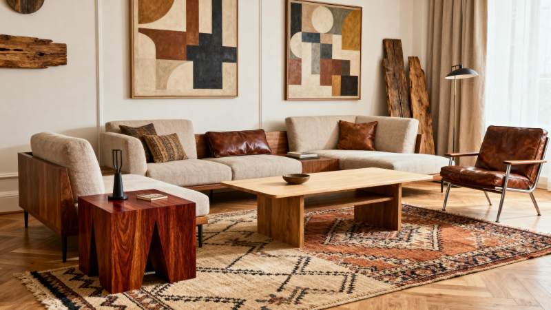 现代客厅布置图片