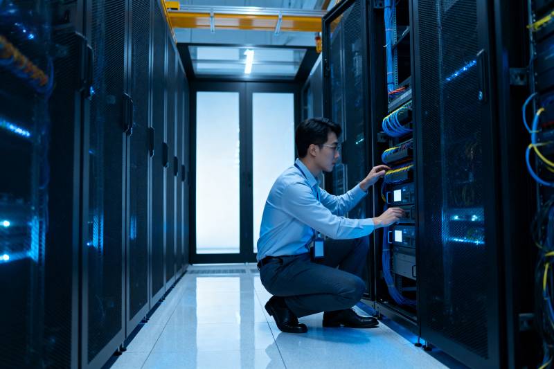 数据中心运维现场图片