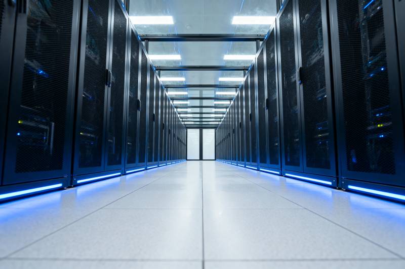 数据中心走廊图片