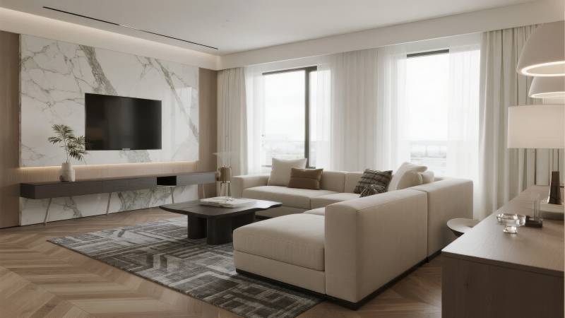 现代简约客厅设计图片