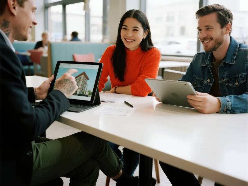 团队协作办公场景图片