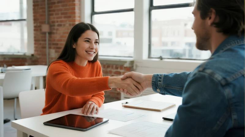 握手合作 共谋发展图片