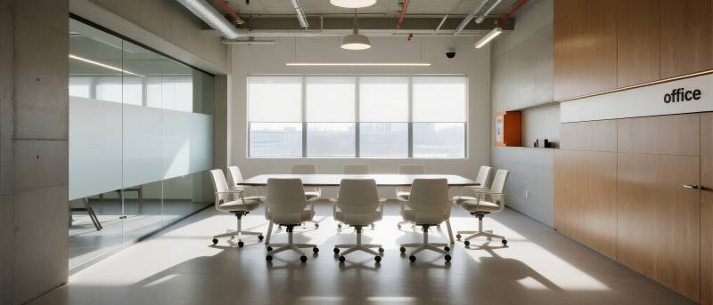 现代简约办公室图片