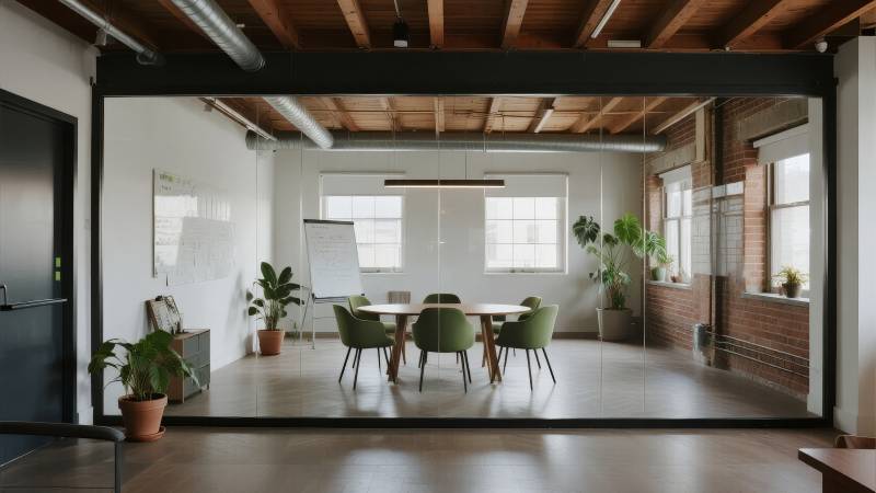 现代简约办公空间图片