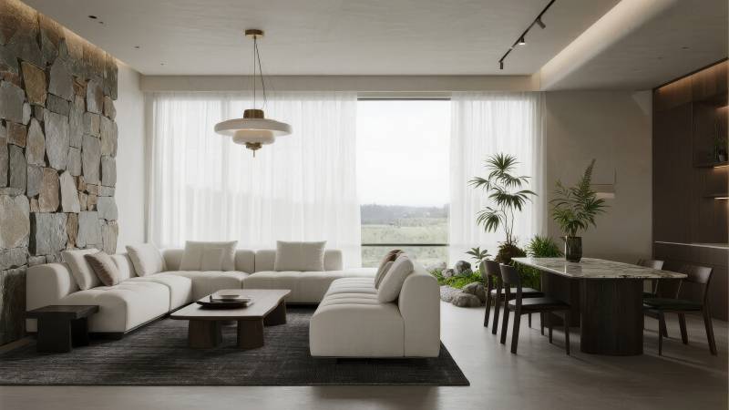 现代简约客厅设计图片