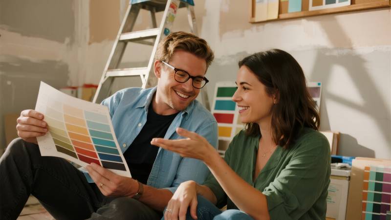 选色装修 笑容满面图片