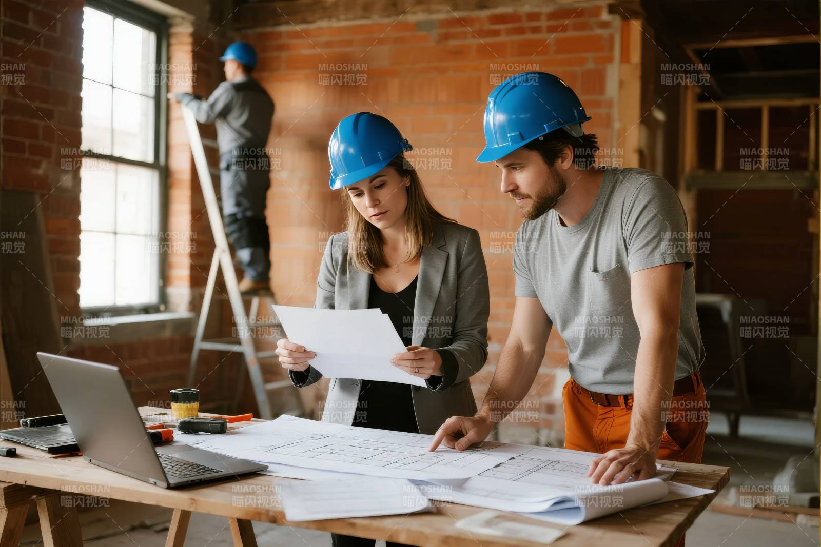 建筑工地设计讨论图片