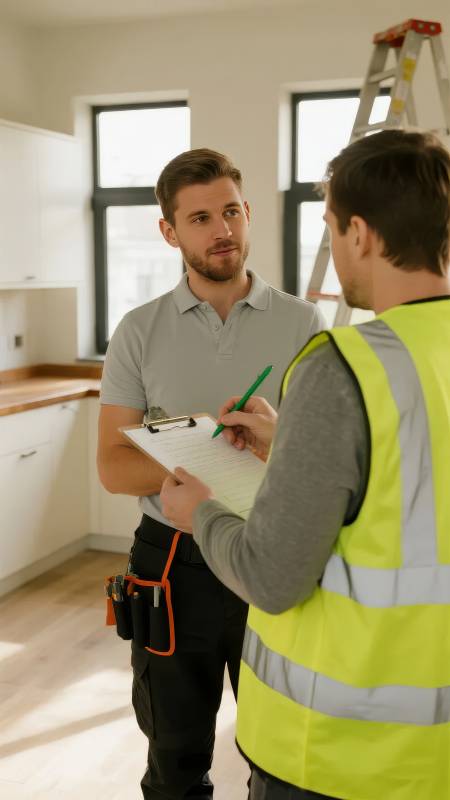装修现场沟通图片