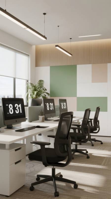 现代简约办公空间图片