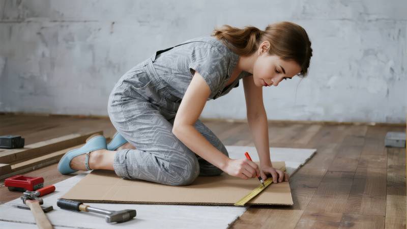 专注测量木板图片