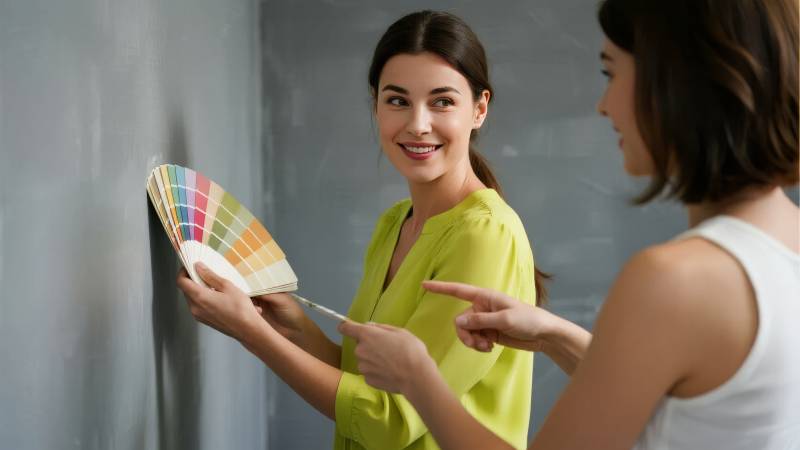 色彩选择咨询图片