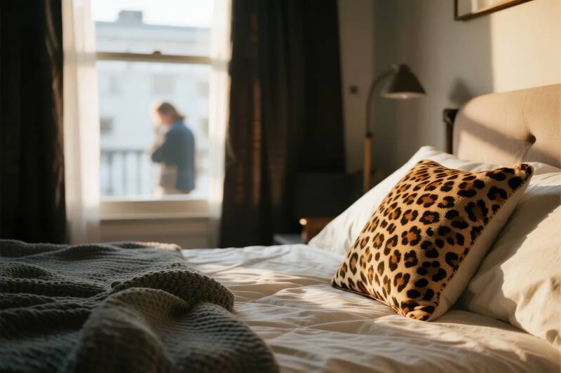 窗边静谧卧室时光图片