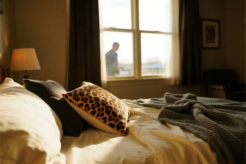 窗边的宁静时光图片