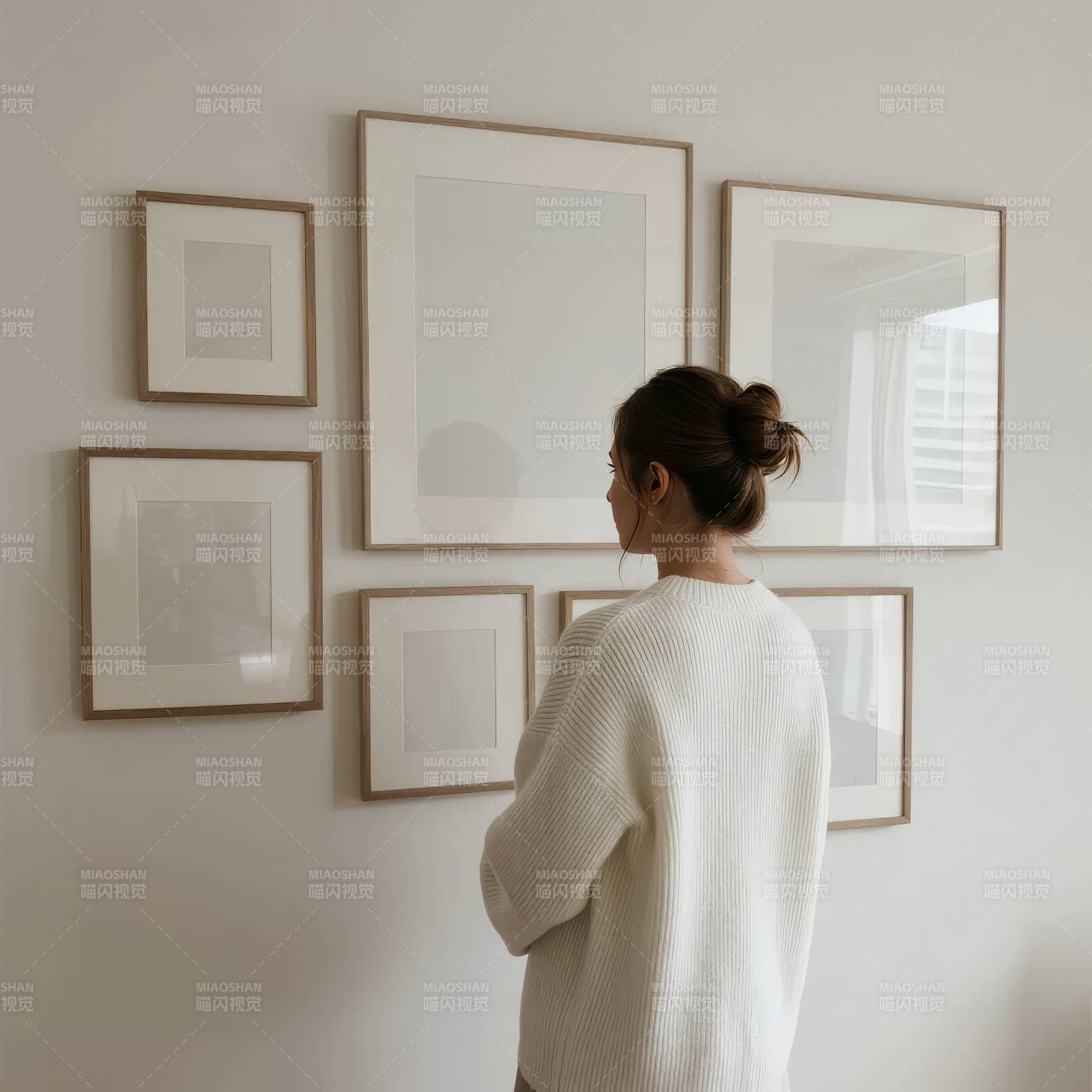 静谧艺术墙图片