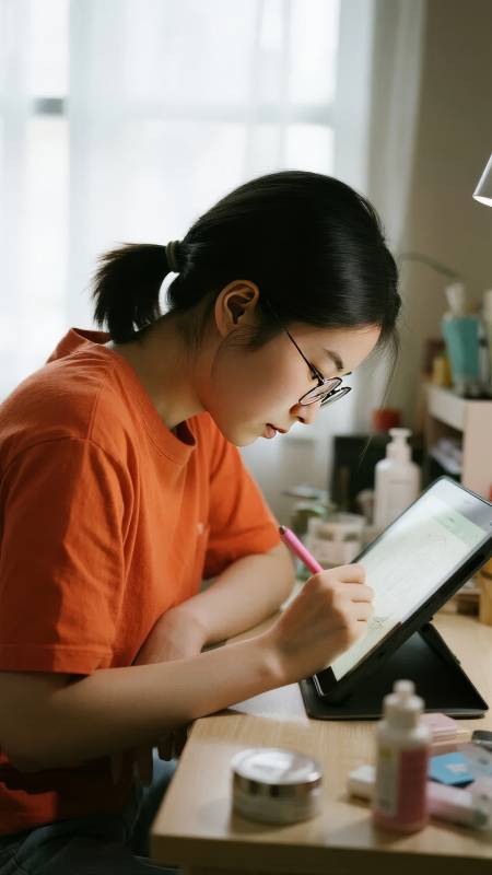 专注书写时光图片