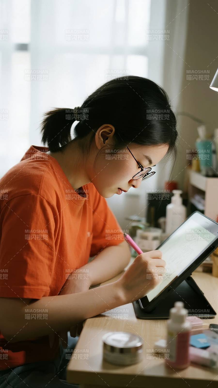 专注书写时光图片