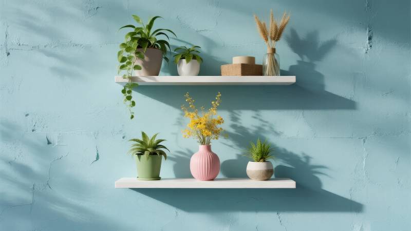 绿植墙饰 清新自然图片