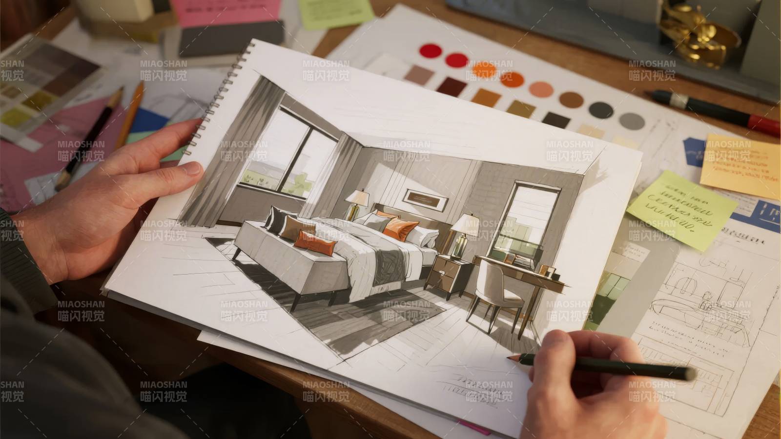 室内设计手绘图图片