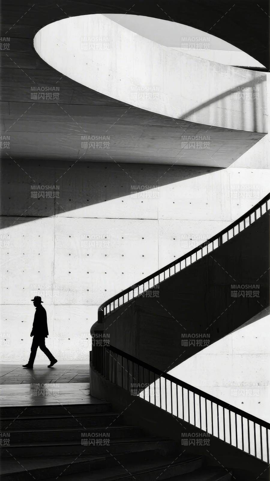 光影中的独行者图片