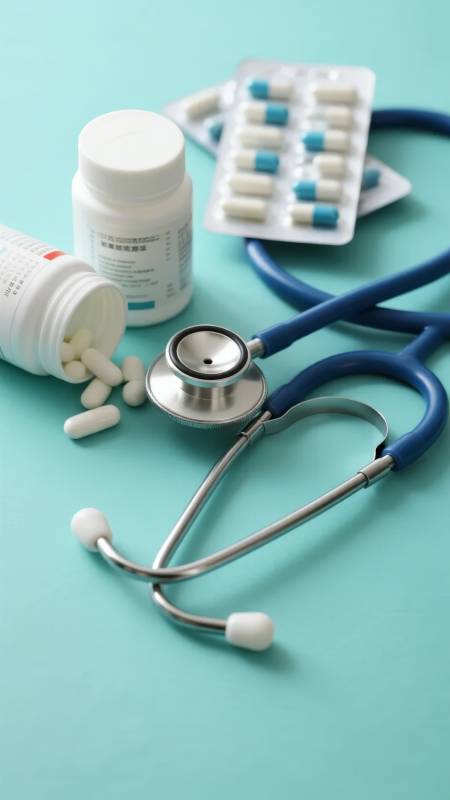 医疗用品与听诊器图片