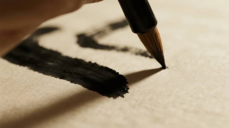 笔尖墨迹飘香图片