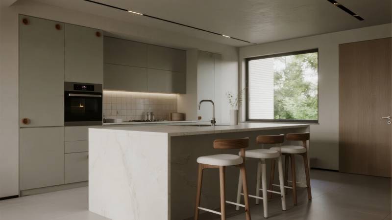 现代简约厨房设计图片