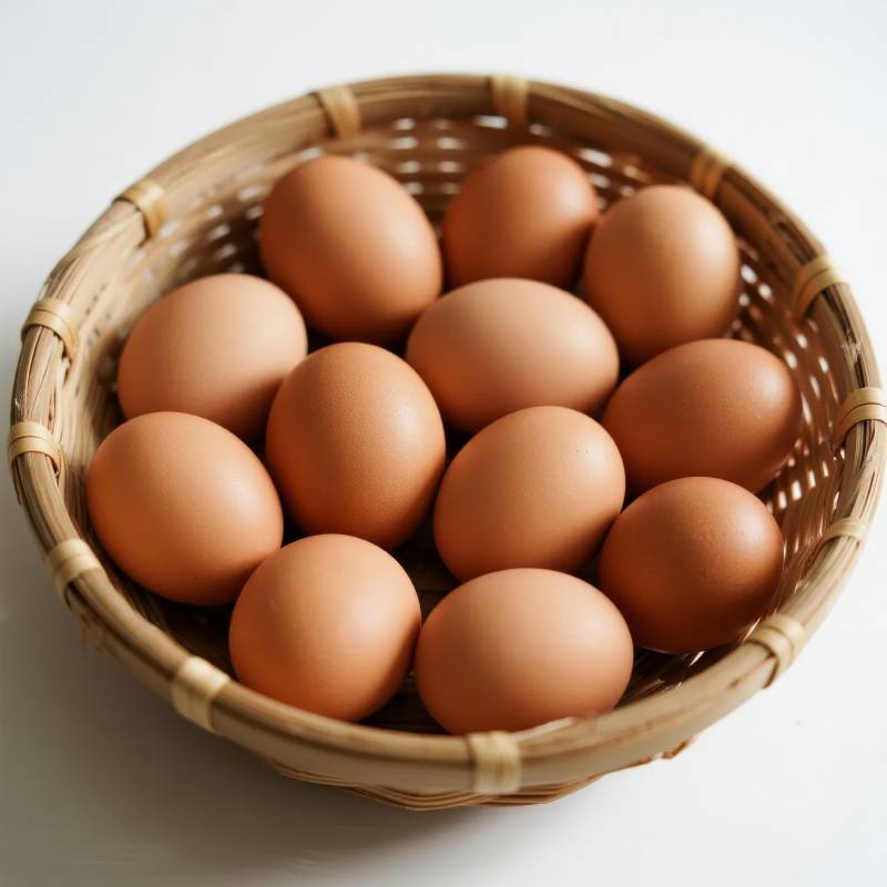 篮中鸡蛋图片