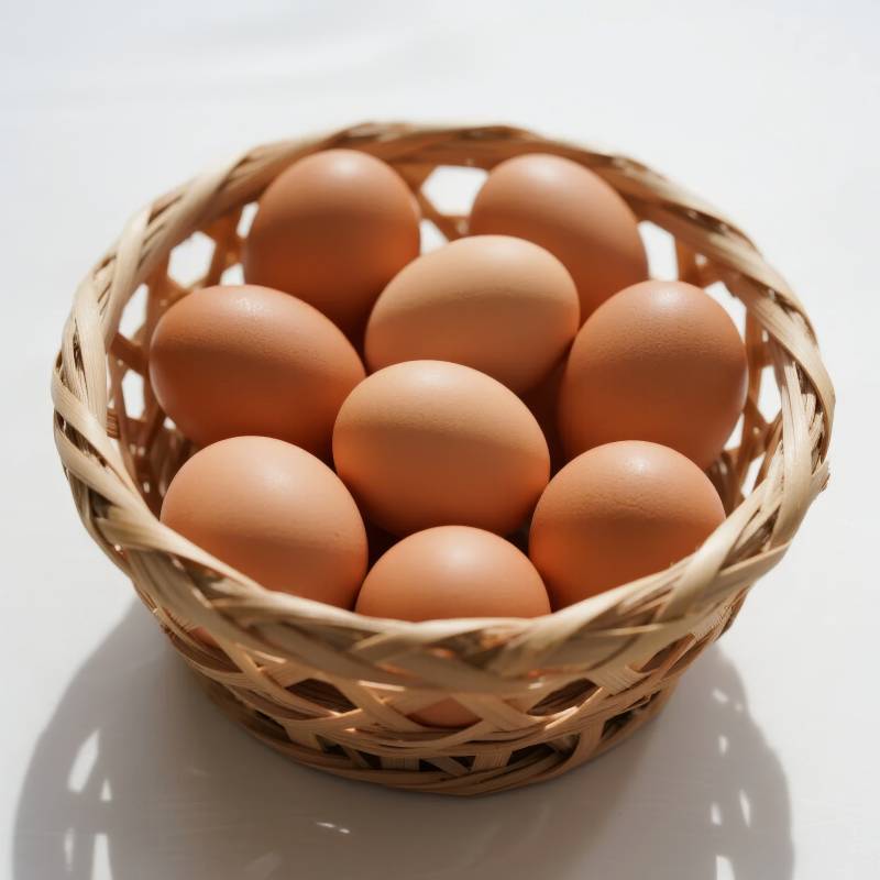 篮中鸡蛋图片