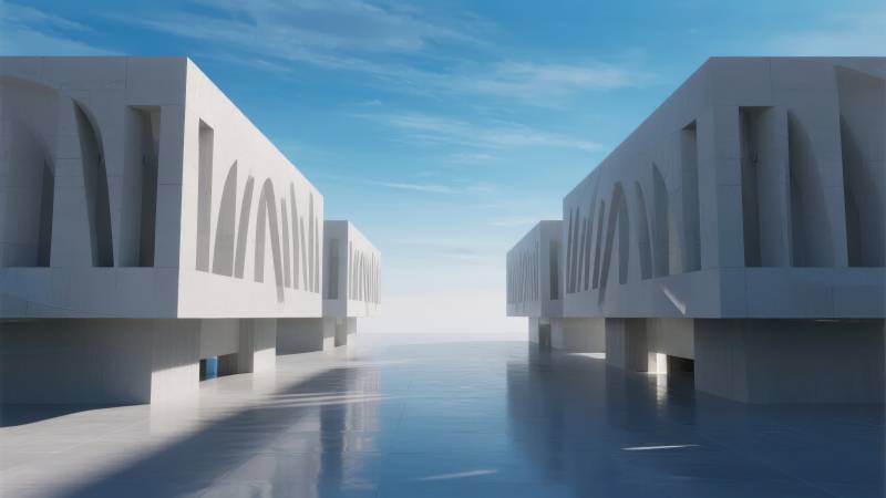 未来建筑奇景图片