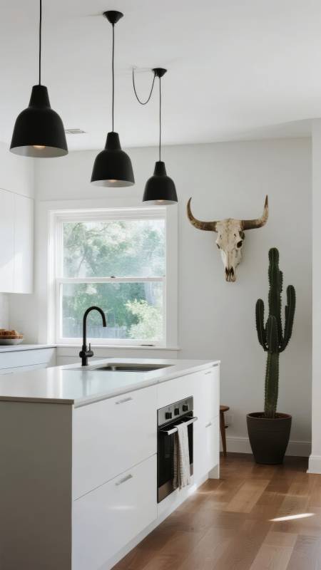 现代厨房装饰艺术图片