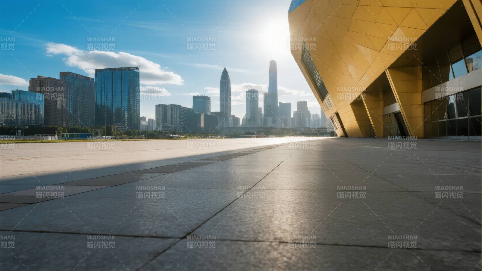 城市天际线与现代建筑图片