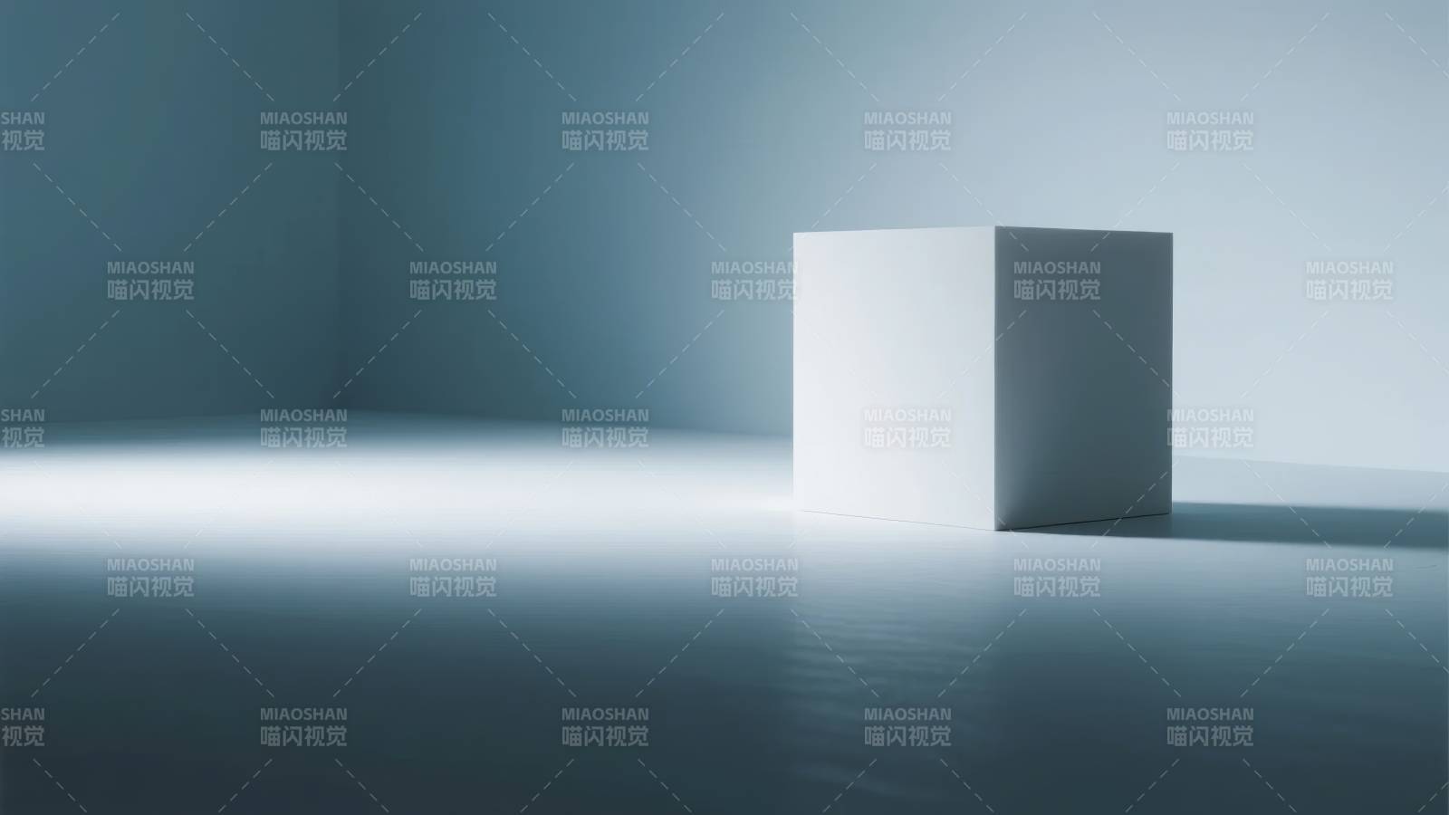 静谧立方体光影图片