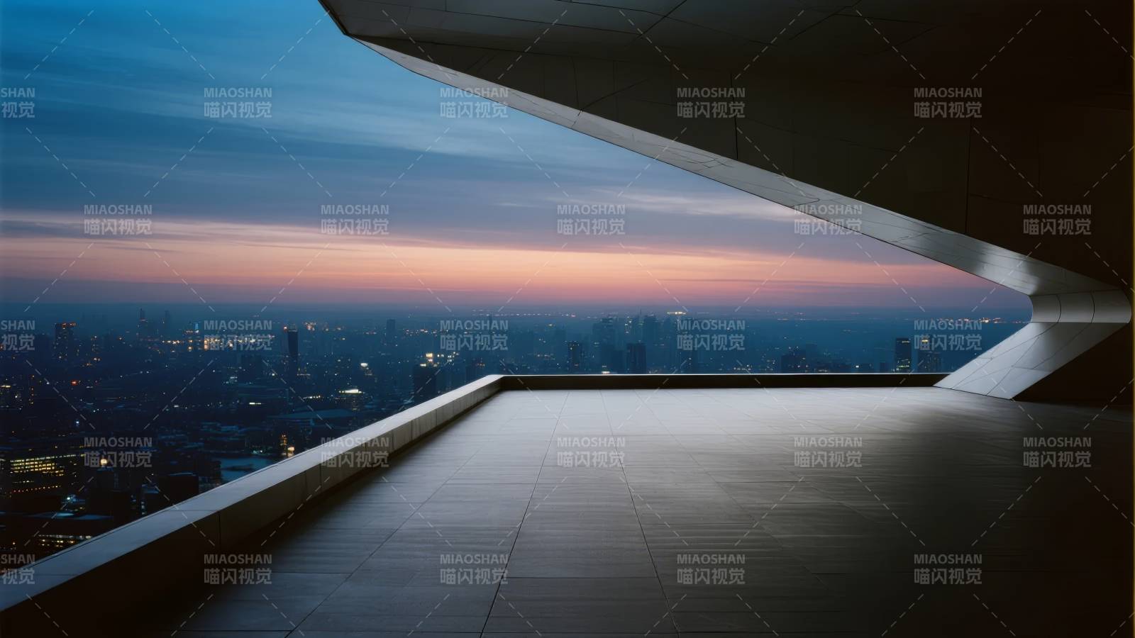 城市夜景天台图片