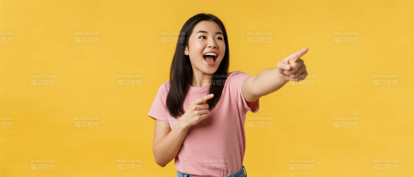 惊喜指向远方图片