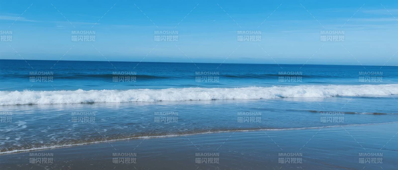 碧海蓝天沙滩图片