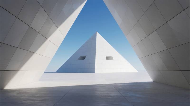 几何光影之门图片