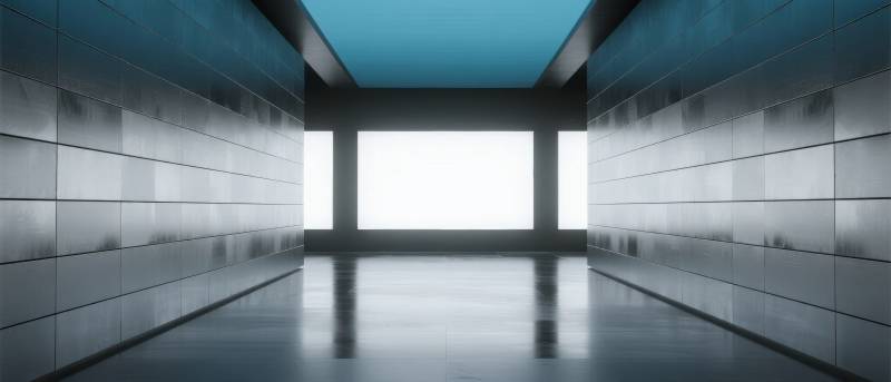 未来空间走廊图片