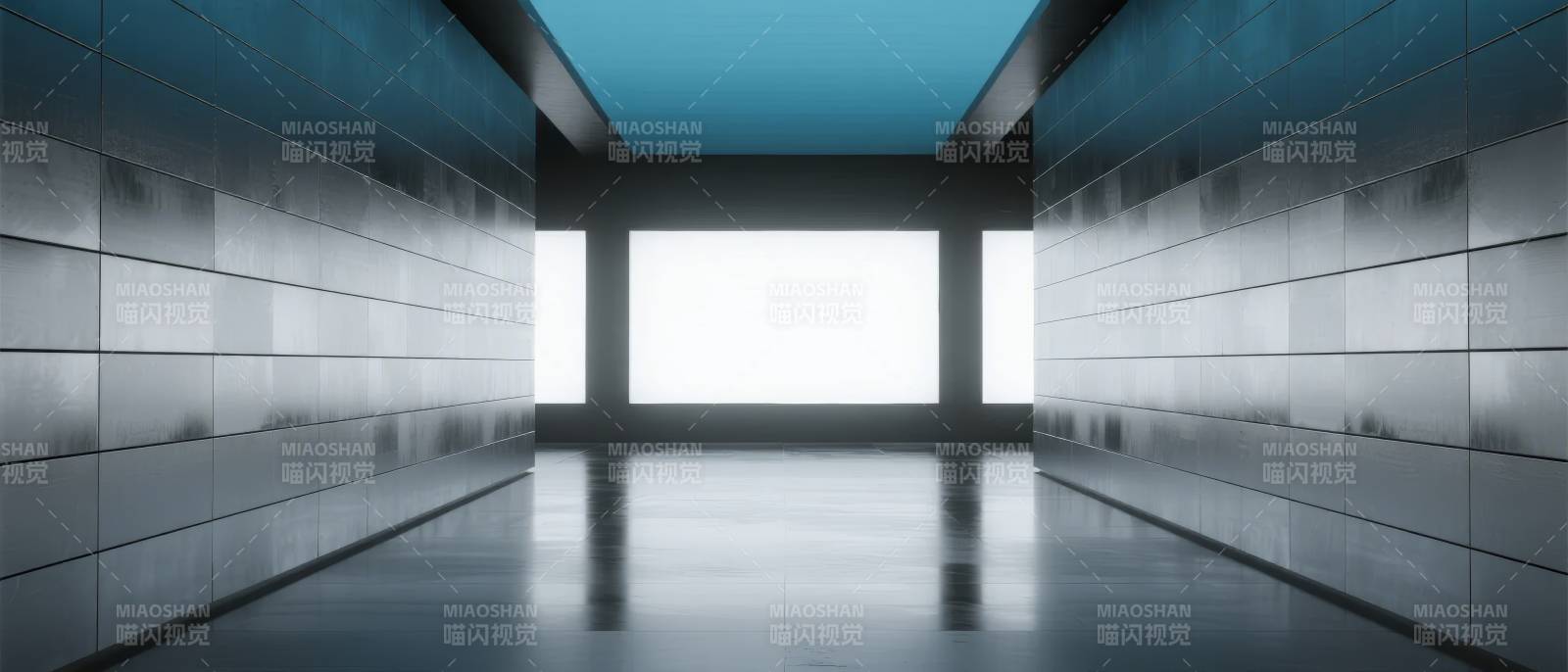 未来空间走廊图片