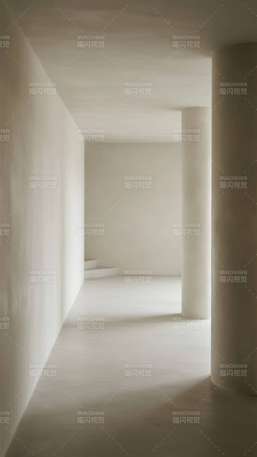 极简空间光影图片