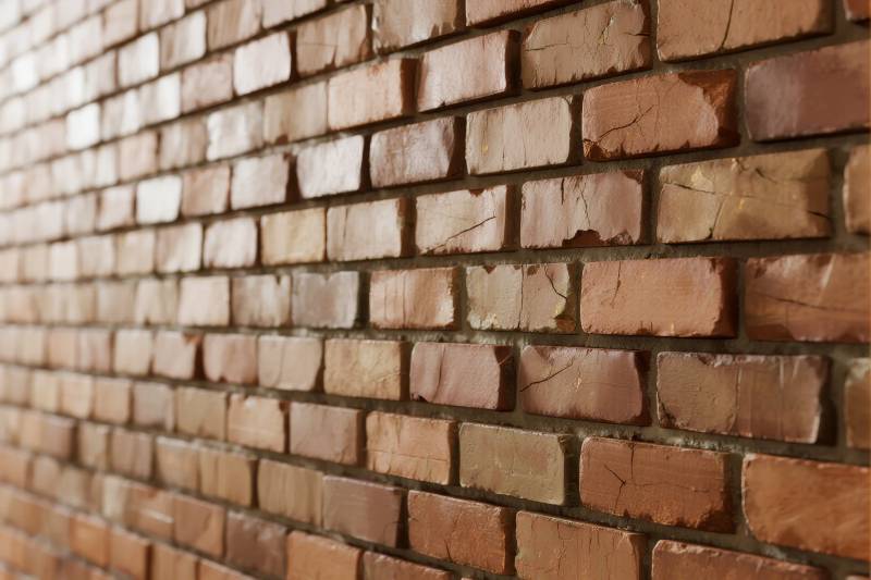 砖墙纹理特写图片