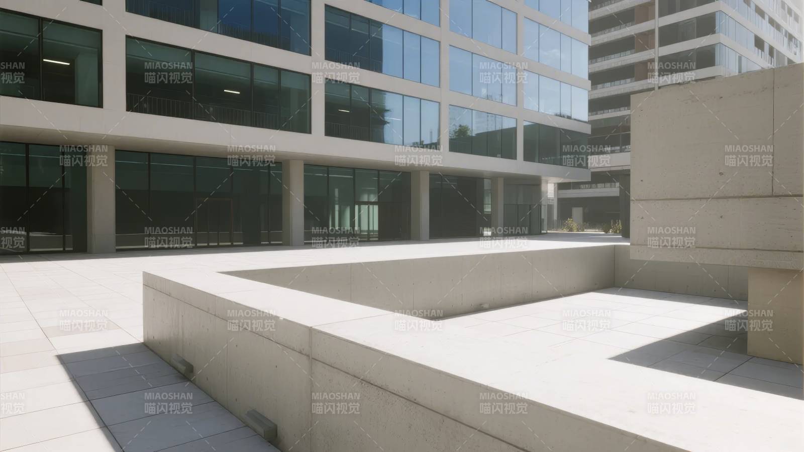 现代建筑庭院景观图片