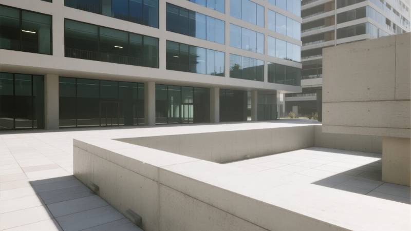 现代建筑庭院景观图片